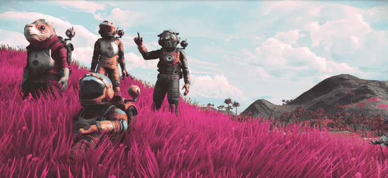 How to go into first-person in No Man's Sky