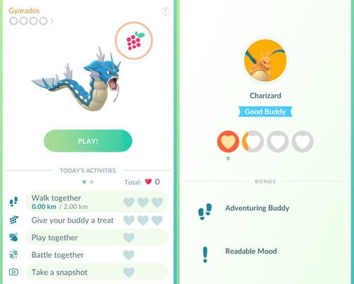 Pokemon Go: How to check buddy hearts