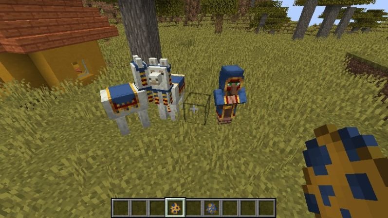 What do llamas eat in Minecraft