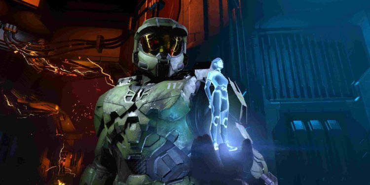 What does the blue bar mean in Halo Infinite?