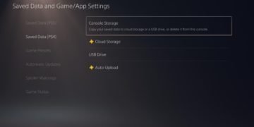 How to delete saved data (game saves) on PS5