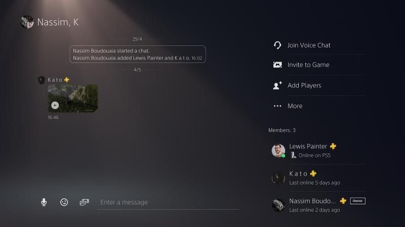 How to invite players to voice chat party on PS5