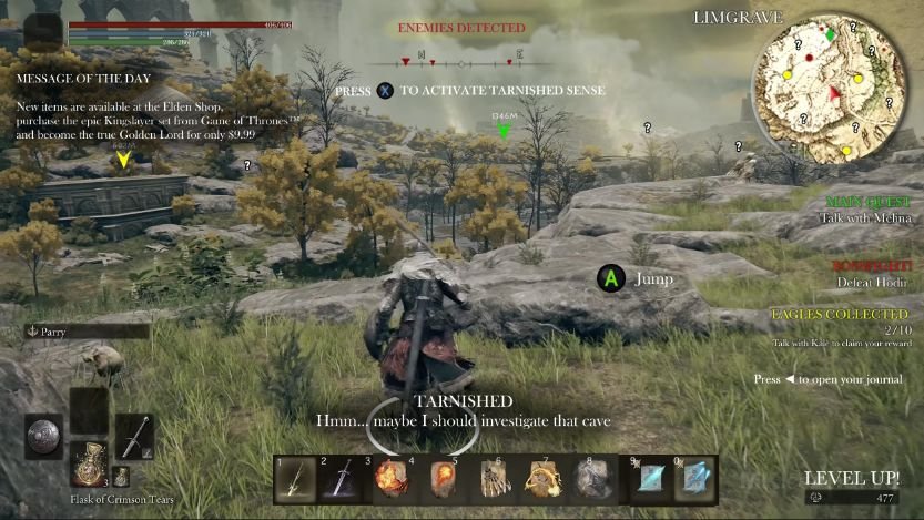 Elden Ring How to use Quick Item Slots