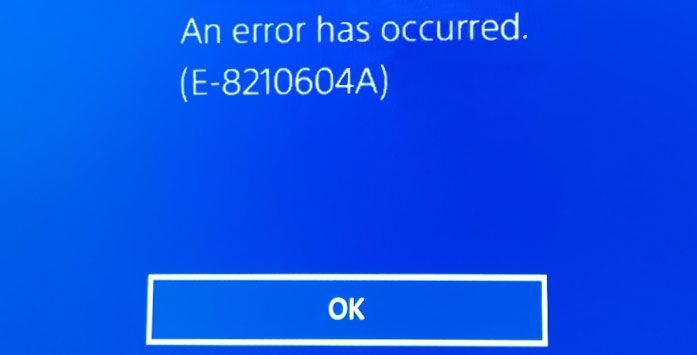 How to fix PlayStation error e-82106o4a