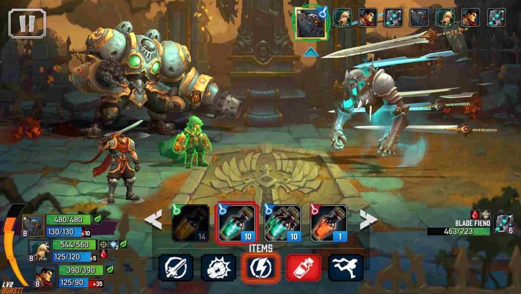 How many GB is Battle Chasers: Nightwar on PS4