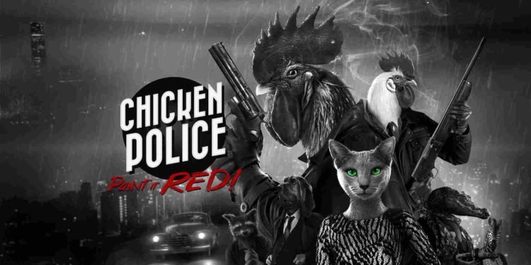 How many GB is Chicken Police - Paint It RED on PS4