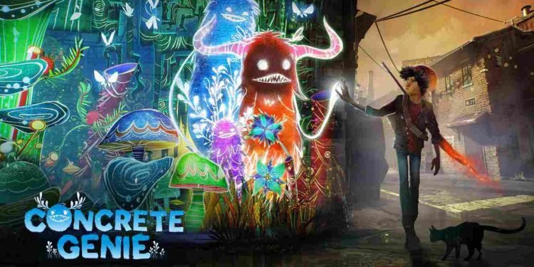 How many GB is Concrete Genie on PS4