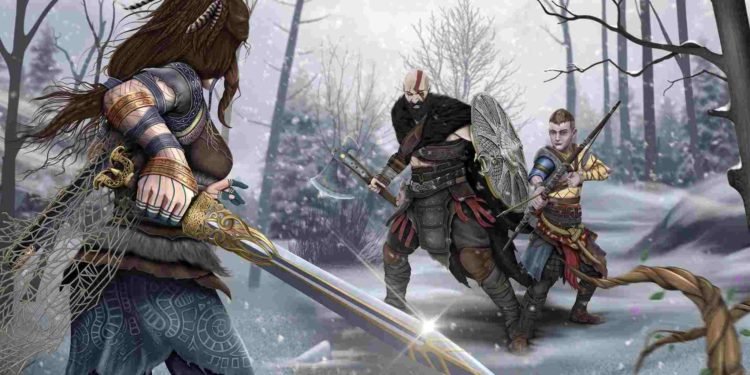 How many GB is God of Ragnarok with the Day 1 patch?