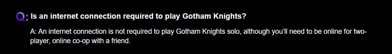 can-you-play-gotham-knights-offline