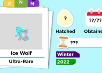 Adopt Me Ice Wolf Pet Rarity & Worth