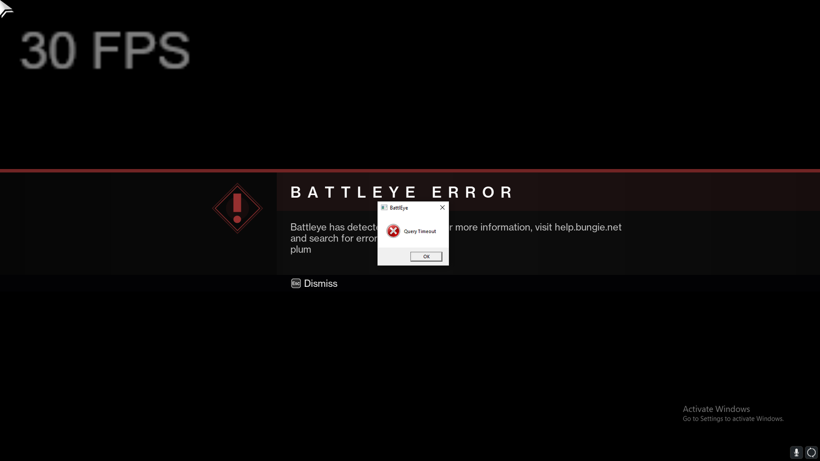 Destiny 2 BattlEye Query Timeout Error Code Plum: How to fix it