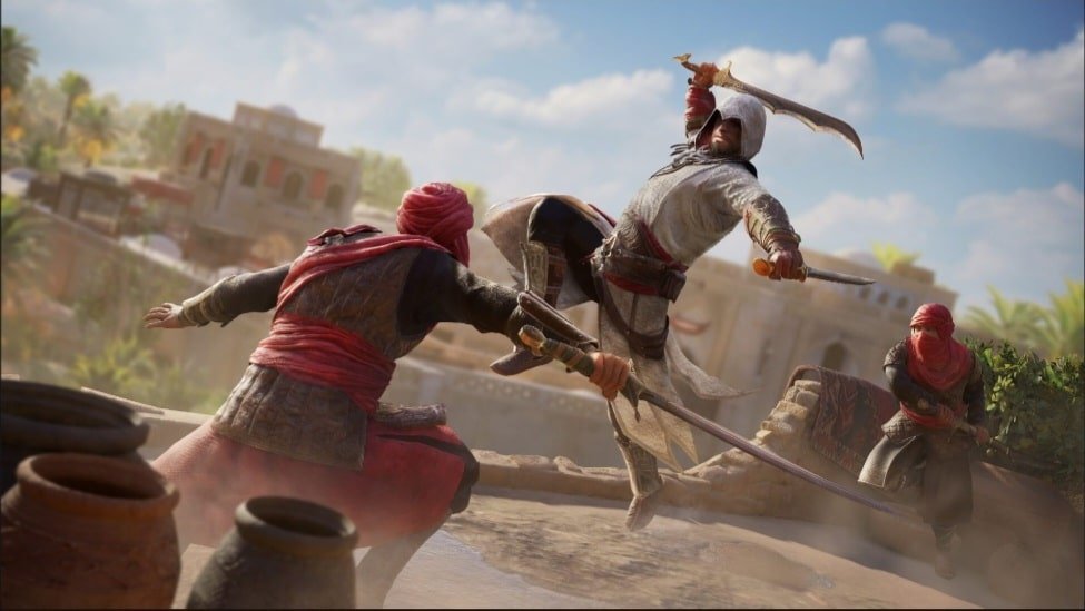 Block and parry incoming attacks in Assassin's Creed Mirage