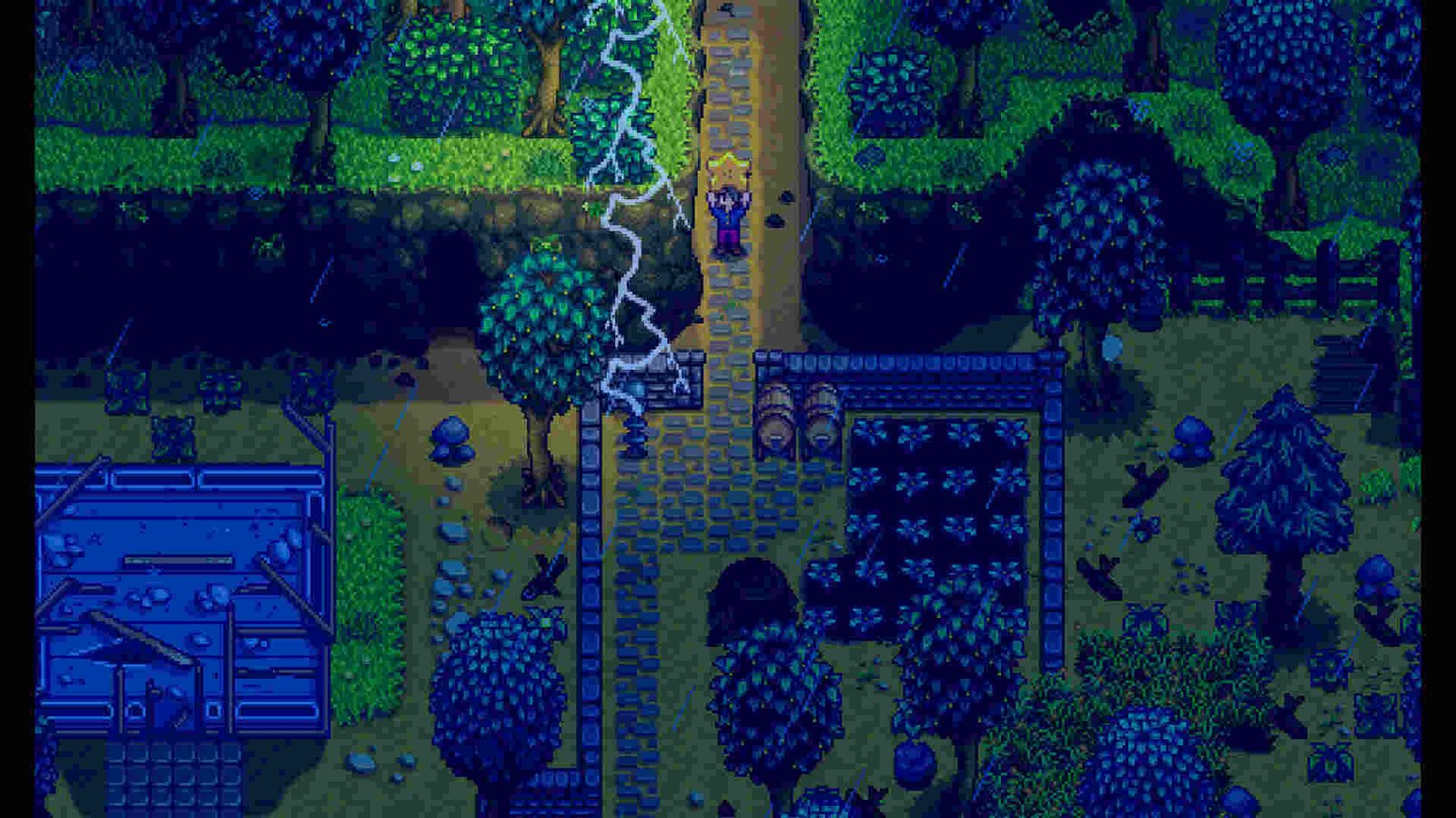 What does an explosion mean in Stardew Valley? 