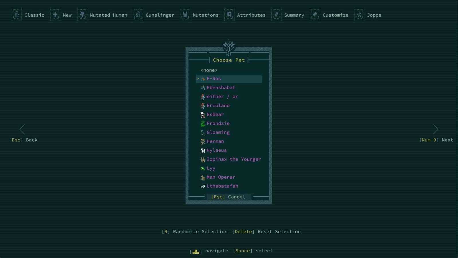 Caves of Qud How to get pets