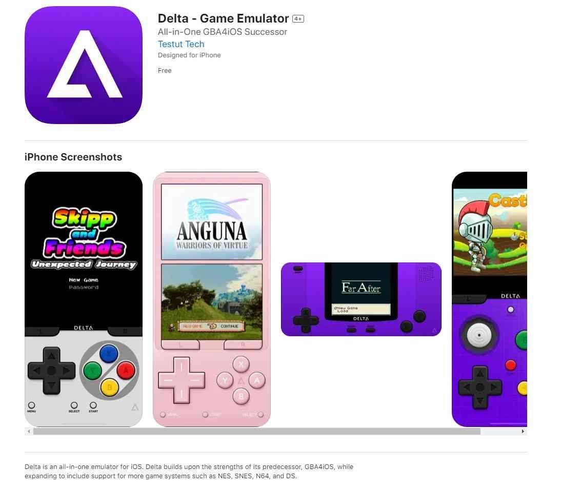 Delta iOS Emulator 